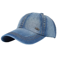 Gorra de Béisbol de Mezclilla Vintage de 6 Paneles, Lavada, para Hombre y Mujer, Gorra Estilo Dad, con Logotipo Personalizado