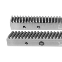 1.25M 1.5M 2M Rack CNC hélicoïdal à engrenage droit, fraiseuse en acier incurvé à denture droite, crémaillère et pignon