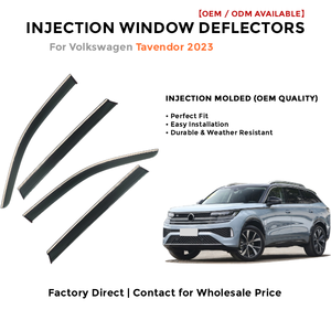 Déflecteurs de fenêtre latérale pare-pluie pour Toyota Cruiser 2019-2020 accessoires auto - Product Image 2