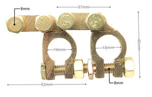 Connecteurs de bornes de <span class=keywords><strong>batterie</strong></span> en laiton, protecteurs de bornes de <span class=keywords><strong>batterie</strong></span> à montage supérieur - Product Image 4