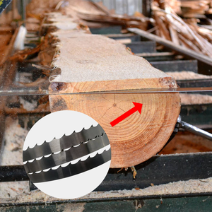 Lama per Sega a Nastro Durevole 4010*35*1.14mm per Taglio del Legno, Vendita all'Ingrosso per Segherie e Lavorazione del Legno - Product Image 1
