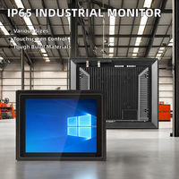 Moniteur à écran tactile industriel IP65 intégré 10.1/13.3/15/15.6/17/18.5/19/21.5/23.6/27/32 pouces panneau de commande intelligent PC pour IHM
