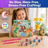Kit de décoration de cadre photo à paillettes DIY pour la décoration intérieure, avec accessoires et gemmes scintillantes, pour enfants, vente en gros
