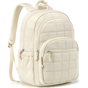 Wholesale <b>College</b> Laptop <b>Backpack</b> Travel <b>Backpack</b> for Women Quilted Casual Daypack Water Resistant Bookbag Fits 15.6 Inch Laptop - Product Image 6