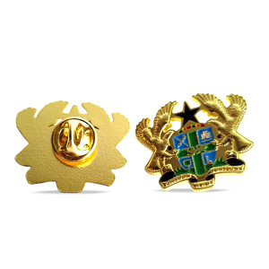 Épingles à revers du drapeau national du Ghana, écussons personnalisés en émail doux, emblèmes <span class=keywords><strong>de</strong></span> <span class=keywords><strong>pays</strong></span> africains, badges en métal, broches <span class=keywords><strong>de</strong></span> costume, accessoires, étiquettes d'identification pour événements - Product Image 2