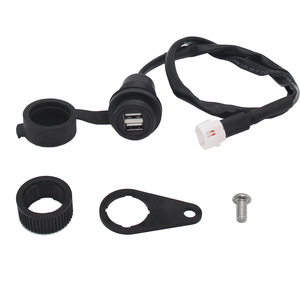 Cargador USB doble para motocicleta para Yamaha 700, convertidor de enchufe 5V 2A, adaptador negro, para Yamaha, <span class=keywords><strong>SP</strong></span>, 2, 2, 2, 2, 2, 2, 2, 2, 2, 2, 2, 2, <span class=keywords><strong>900</strong></span> - Product Image 1
