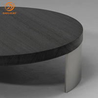 Ensemble de tables basses en bois massif de style classique moderne, meubles pour salon, bureaux, restaurants, table d'appoint en bois décorative