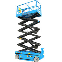 Élévateur à ciseaux 12m 14m 16m Élévateur à ciseaux portable Plate-forme élévatrice hydraulique mobile Vente directe d'usine