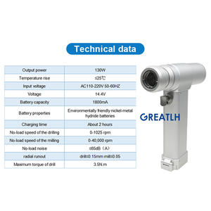 Trapano elettrico per craniotomia ortopedico per neurochirurgia ortopedica multifunzionale - Product Image 3