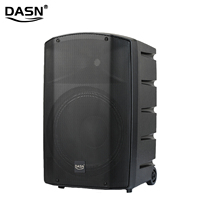 DASN DNC10DDM 10 pouces 800W PEAK classe D amplificateur MP3 batterie DSP Microphone sans fil Portable haut-parleur actif alimenté système de sonorisation