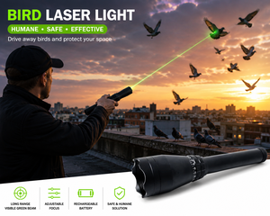 Dispositif professionnel de contrôle des oiseaux par laser vert pour la dissuasion des pigeons, des mouettes et des oiseaux nuisibles - Product Image 1