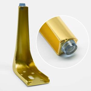 Forato Artistic <span class=keywords><strong>mobili</strong></span> divano gambe oro opaco nero triangolo <span class=keywords><strong>piedini</strong></span> <span class=keywords><strong>mobili</strong></span> <span class=keywords><strong>per</strong></span> divano e tavolo libreria armadio divano divano - Product Image 5