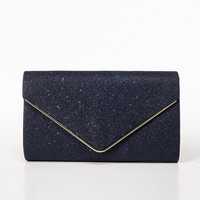 Bolso de Mano Elegante para Mujer, Color Sólido, con Perlas, para Eventos Formales, Simple, Versátil, Moderno y de Lujo