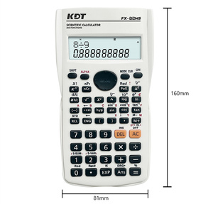 Grand écran du fabricant Calculatrice de mathématiques scientifiques à 2 lignes alimentée par batterie pour étudiants enseignants en plastique durable - Product Image 3