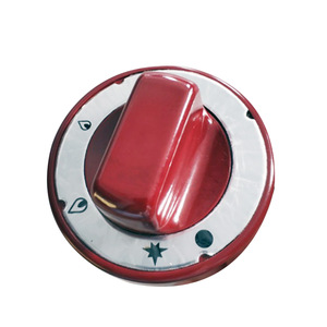 Perilla giratoria de plástico roja y negra de 70 mm de diámetro para interruptores de electrodomésticos de cocina, uso doméstico - Product Image 3