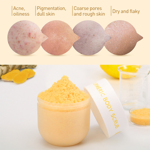 Gommage corporel au curcuma naturel et biologique Lanbena Factory Direct 280G - Product Image 2