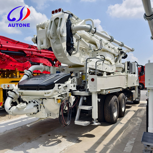 Bomba de Concreto Montada en Camión de 39m a Precio de Fábrica, Bombas de Concreto Usadas Montadas en Camión con Chasis Benz, Bombas de Concreto Diésel - Product Image 3