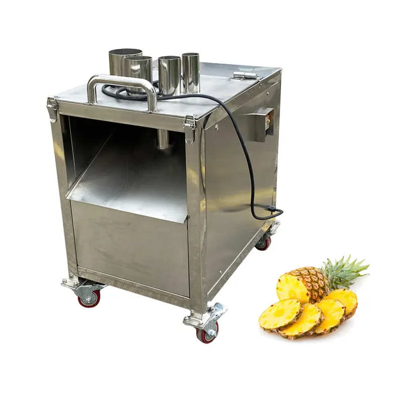 Ananas zerdeçal şeftali kesme makinası otomatik elektrikli soğan ve domates Yam cips Cococnut patates cips kesici makinesi