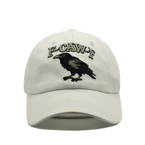 Nouvelle Arrivée Transfrontalière Casquette de Baseball Sportive Crows Broderie Main Style Européen Américain 100% Coton Réglable Unisexe Effet Délavé - Product Image 1
