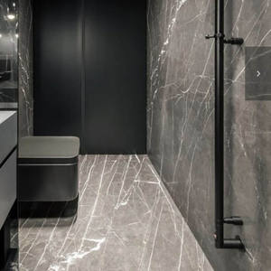 Façade en pierre Carreaux de marbre gris Skab Revêtement mural Marbre gris Pietra grand format - Product Image 6