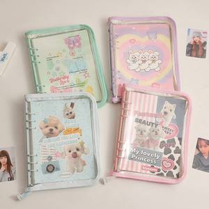 A5 PVC Photocard Holder Binder Kpop Coréen Idol Photos Stockage DIY Photo Album Livre Cadeau Transparent pour Collectionner <span class=keywords><strong>des</strong></span> Photos - Product Image 1