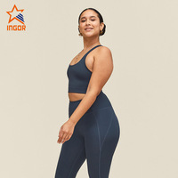 حمالات صدر رياضية وصلت حديثًا للنساء ، حمالة صدر رياضية مبطنة من النايلون واللياقة البدنية ، حمالة صدر رياضية مبطنة