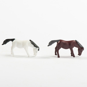 Caballos en miniatura de PVC, decoraciones de animales simulados para exhibición en paisajes. - Product Image 2