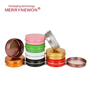Envases de Aluminio Redondos Reutilizables de 60g 60ml 80g 80ml, Personalizados, para Cosméticos, Lápiz Labial y Rubor, 2oz - Product Image 2