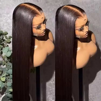 Perruques de cheveux humains ultra-lisses sans colle, perruques frontales en dentelle HD complète, fournisseurs de cheveux vierges vietnamiens, vente en gros de perruques de cheveux humains