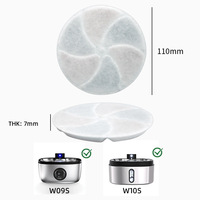 Filtre de remplacement pour fontaine à eau pour chat, charbon actif, pierre de Maifan, système de filtration, distributeur d'eau intelligent manuel pour animaux de compagnie