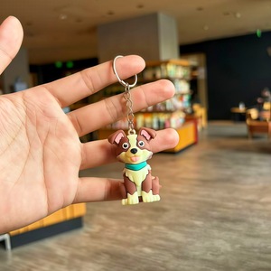 <span class=keywords><strong>Porte</strong></span>-clés chien <span class=keywords><strong>Husky</strong></span> mignon, figurine créative, pendentif, accessoire de sac, jouet attrape-bébé, petit cadeau - Product Image 6