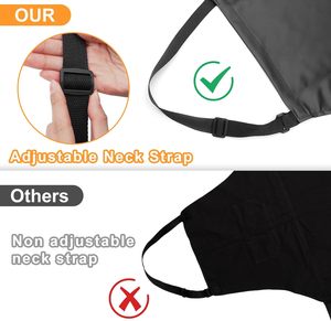 Delantal de PVC Impermeable Beckon, Delantal Ajustable de Alta Resistencia para Lavar Platos, Laboratorio Químico, Carnicería, Peluquería - Product Image 2