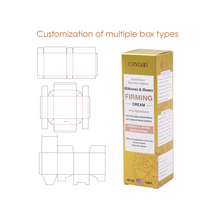Ensemble de boîtes en papier pliables de luxe personnalisées et recyclables pour parfums, médicaments, produits pharmaceutiques, chaussettes et emballages de fourrures avec étiquettes personnalisées en relief