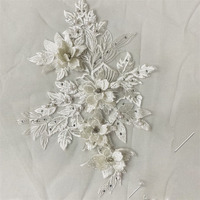 Nouvelle mode broderie Patch Sequin Patch pour robe de mariée broderie Applique soirée porter strass Patch LSEP927