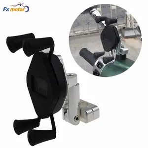 Factory Price Motorcycle Modification Accessories Cell Phone Holder Stand For Piaggio VESPA GTS