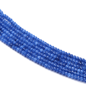 Perles de pierre de lune arc-en-ciel naturelle WENCHI Modèle 2582 Pierres précieuses rondes polies 8 mm Hauteur 3 mm Agate minérale bleu clair Optique - Product Image 4