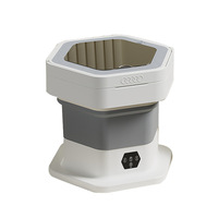 Mini-lave-linge pliable et portable pour dortoir, voyage, sous-vêtements et chaussettes