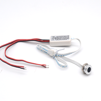 Interruptor con Sensor LED de 12v-24vDC para Luz de Armario, Interruptor de Escaneo Manual para Gabinete de Cocina, Atenuación Continua