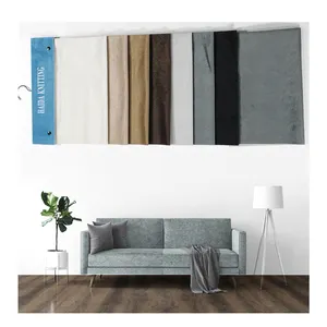 Hometextile FDY velboa, многоцветный дизайн, 100% полиэстер, трикотажная обивочная ткань для дивана