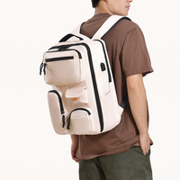 Sac à dos pour ordinateur portable Oxford imperméable de grande taille avec logo personnalisé, idéal pour les voyages d'affaires et l'école, avec port USB