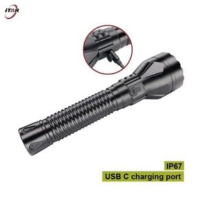 Lampe torche OEM longue portée, torche Taser rechargeable, lampe torche LED puissante 2500Lm 800M, lampe torche portable haute puissance - Product Image 4