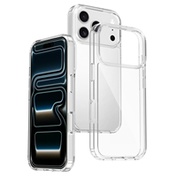 Coque de téléphone transparente anti-jaunissement en TPU Plus One pour iPhone 17 Air, protection cristalline pour iPhone 17 16 15 14 13 12 Pro Max