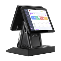 Cine todo en una pantalla táctil Windows pos con impresora NFC Escáner pos Touch sistema POS