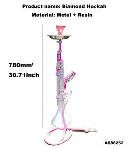 Conjunto de accesorios completos para narguile, juego de diamantes de imitación de resina rusa, narguile, Shisha, <span class=keywords><strong>AK47</strong></span>, venta al por mayor - Product Image 2