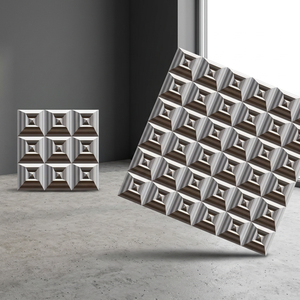 Carreaux de sol en céramique rectifiés Vistaar Brand, dernière collection, 3D Cube, 12x12 pouces, surface rustique émaillée - Product Image 2