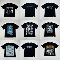 T-shirt à manches courtes pour homme en coton 100% tricoté, anti-plis, de haute qualité, avec motif graphique de créateur, style streetwear, AWFUL LOT COUGH SYRUP