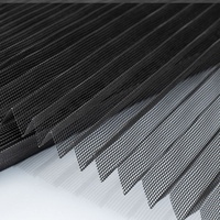 Porte et fenêtres coulissantes en alliage d'aluminium de haute qualité avec moustiquaire plissée en polyester