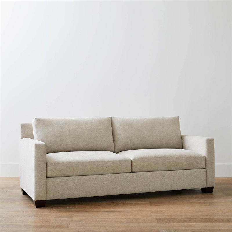 Modern Sofa Set Furniture York Square Arm Upholstered Sofa Living Room Furniture Sofa Set