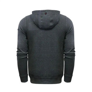 Sweats à capuche en coton et polyester gaufré confortables pour hommes avec techniques de bouffée d'impression numérique durable longue saison d'automne - Product Image 5