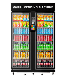Distributeur automatique commercial XMAI Ultra M1100 avec IA, 38,8 pieds cubes, double porte, <span class=keywords><strong>paiement</strong></span> sans contact, vente en gros, capacité de 1100 L, vision IA - Product Image 4